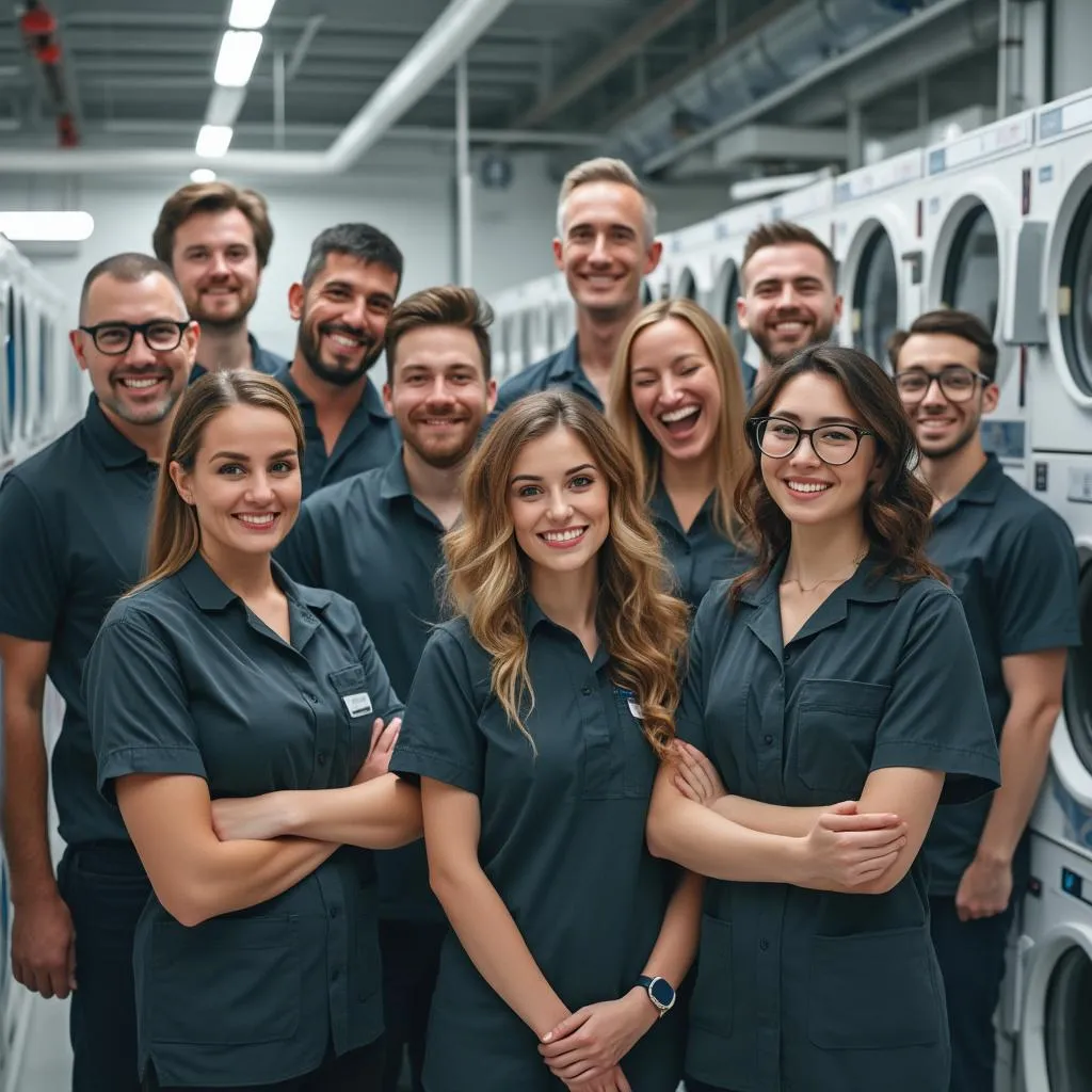 Equipo de Bocages Lavandería Express